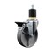 Service Caster 5'' Semi Steel Swivel 1-7/8'' Expanding Stem Caster with Brake SCC-EX20S514-SSS-PLB-178 - alternate 1